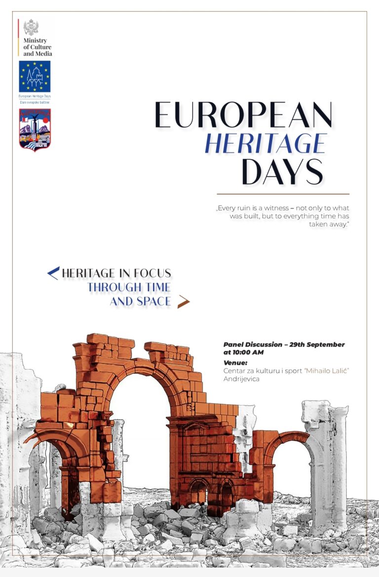 Baština u fokusu – dijalog kroz vrijeme i prostor